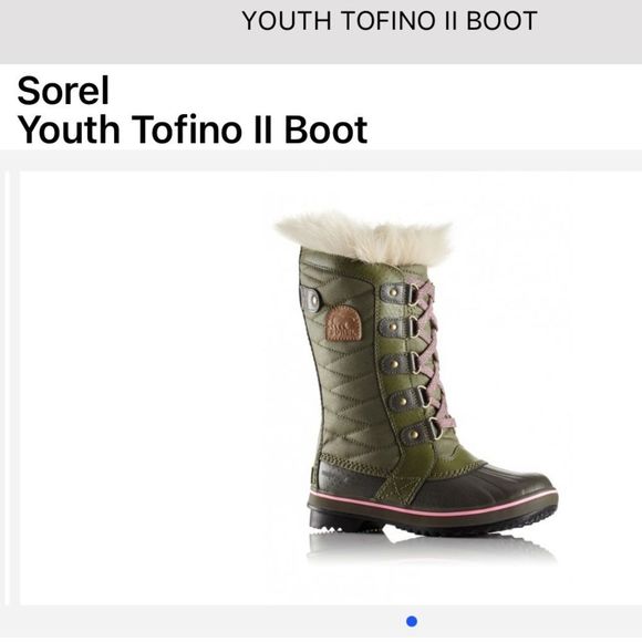 Shoes Sorel Youth Tofino Ii Boot In Hiker Greenalpine Tundra 6 Poshmark
